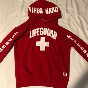 Lifeguard Red Hoodie